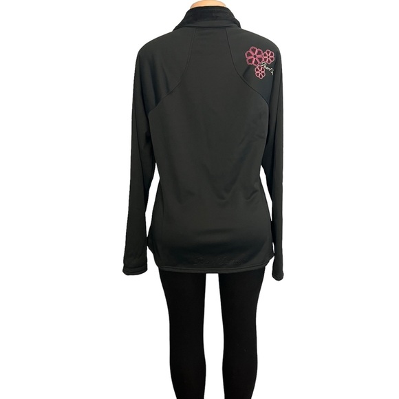 3/$30 🍂 Pearl Izumi Black Fleece Zip Up Jacket - Picture 7 of 10